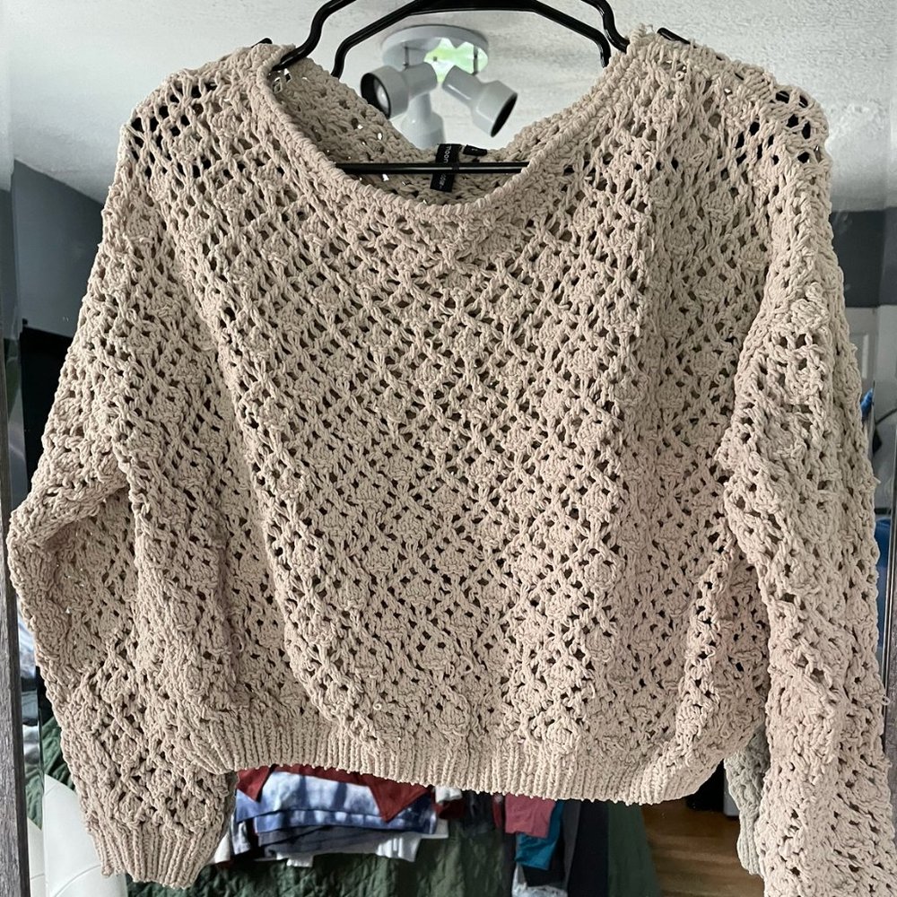 Beachy Crochet Sweater